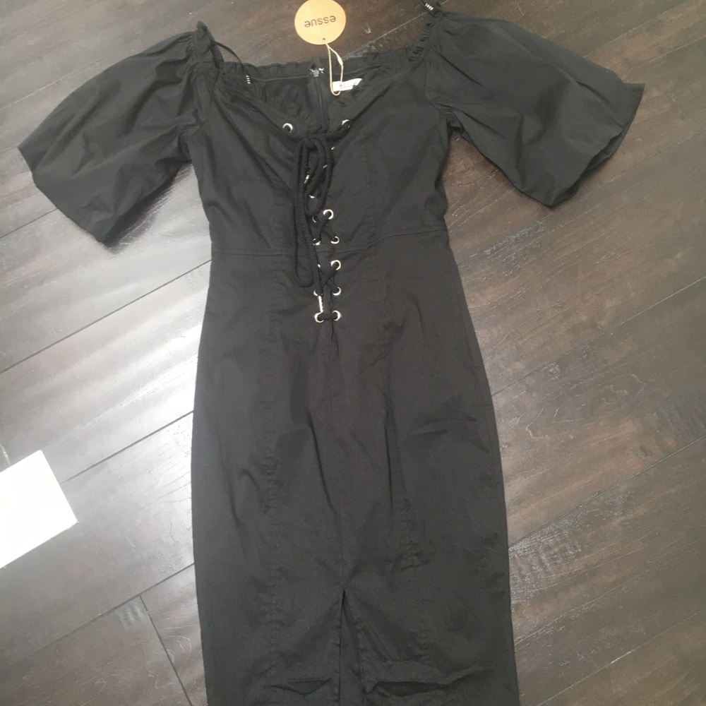 Beautiful Black Off The shoulder Dress